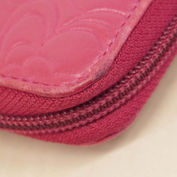 Chanel long wallet, Camellia design, lambskin, pink champagne, women's. - Picture 7 of 15